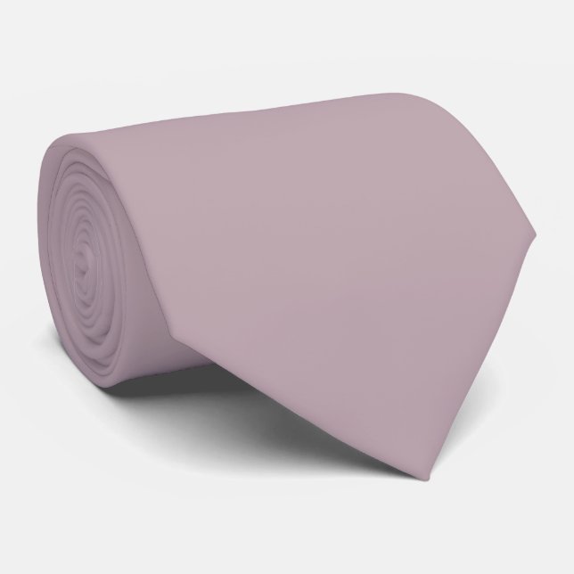 Mauve Pale Tie (Rolled)
