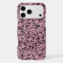 Mauve pink and Charcoal Camo abstract