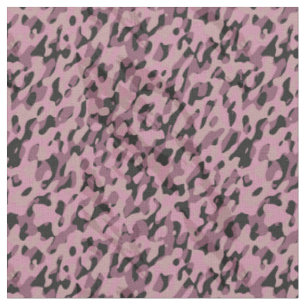 Mauve pink and Charcoal Camo abstract Fabric