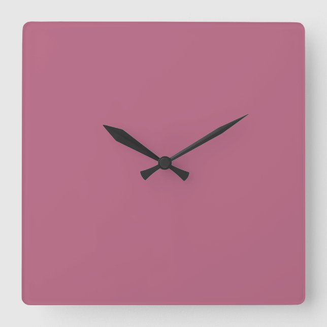 Mauve Pink Clock (Front)