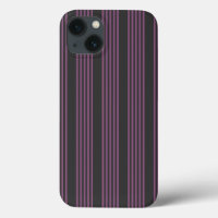 Mauve purple and charcoal five stripes pattern