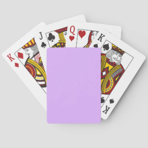 Mauve Purple E0B0FF Colour - Option to Add Name Playing Cards