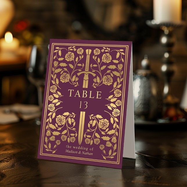 Mauve Royal Mediaeval Sword Wedding  (Creator Uploaded)