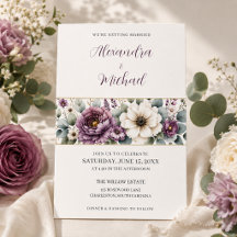 Mauve & Sage Floral Wedding