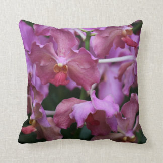 Mauve Singapore Orchid Pillow