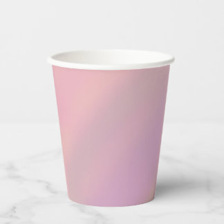 Mauve Soft Blush Pink 80s Paper Cups