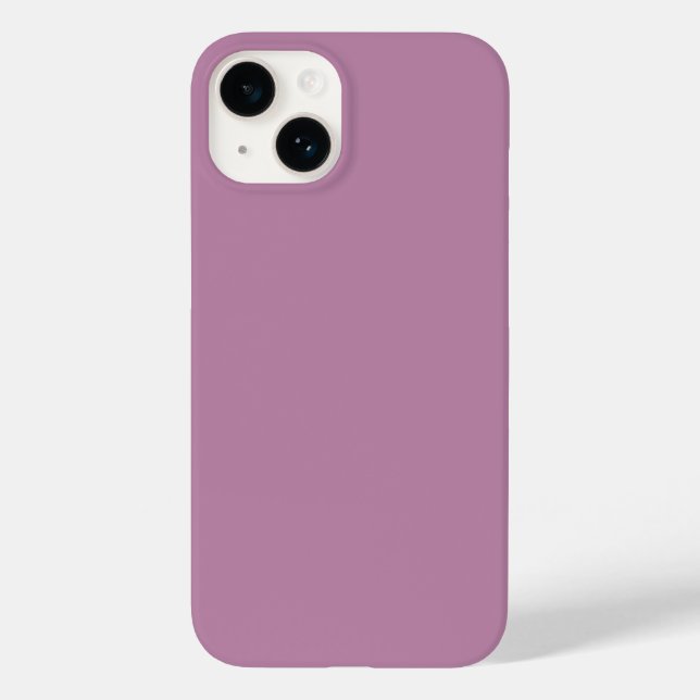 Mauve Solid Colour Case-Mate iPhone Case (Back)