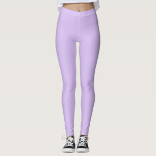 Mauve Solid Plain Colour Leggings