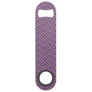 Mauve stripes double weave pattern