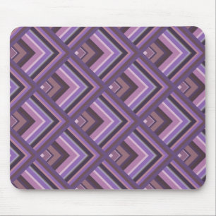Mauve stripes scale pattern mouse pad