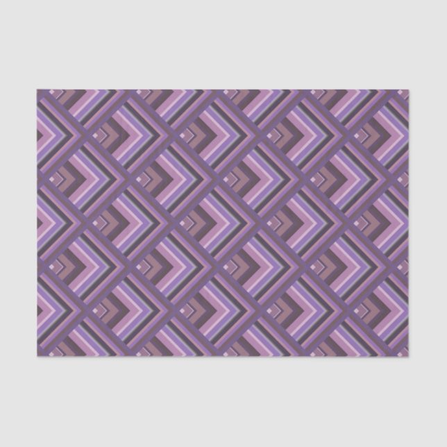 Mauve stripes scale pattern tissue paper (Front)