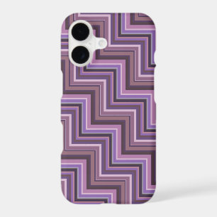 Mauve stripes stairs pattern