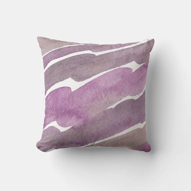 Mauve Waves Cushion (Front)