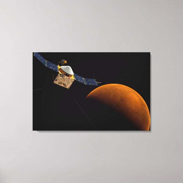 Maven Spacecraft. Canvas Print (Front)