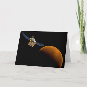 Maven Spacecraft. Card