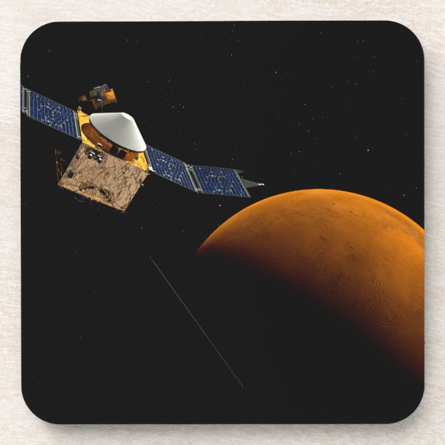 Maven Spacecraft. Coaster (Front)