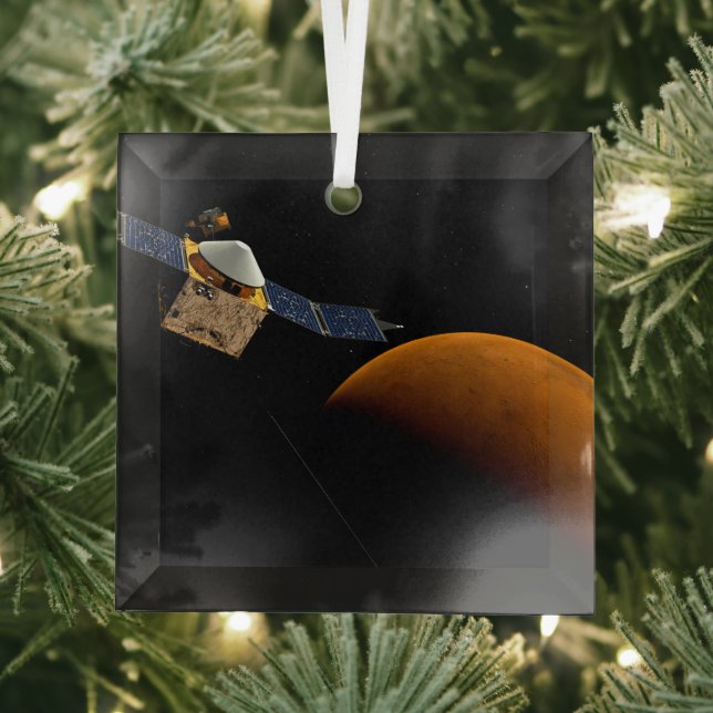Maven Spacecraft. Glass Tree Decoration (Insitu)