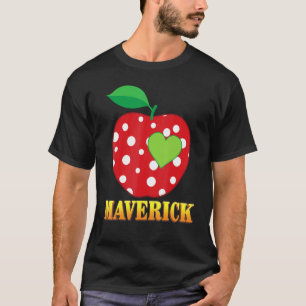 Maverick Love School Back To School Boy Kid Studen T-Shirt