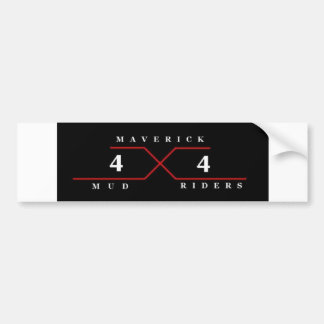 Maverick Mud Riders Bumper Sticker