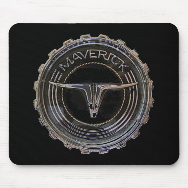 Maverick pad black mouse pad (Front)