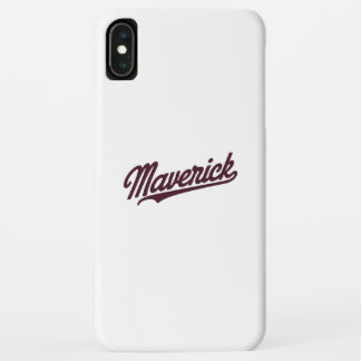Maverick Typography Art iPhone XS Max Case