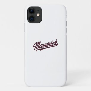 Maverick   Typography   Motivational iPhone 11 Case