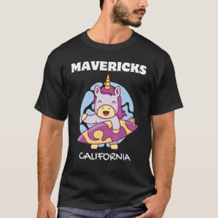 MAVERICKS CALIFORNIA Vintage Surf Retro Unicorn Su T-Shirt