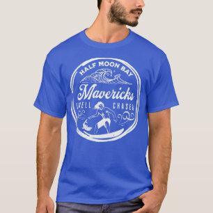 Mavericks Half Moon Bay California Big Wave Surfin T-Shirt