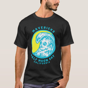 Mavericks Half Moon Bay Surfing T-Shirt