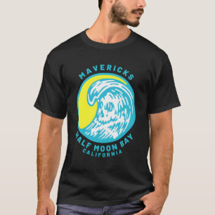 Mavericks Half Moon Bay Surfing T-Shirt