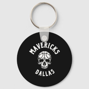 Mavericks Skull Key Ring