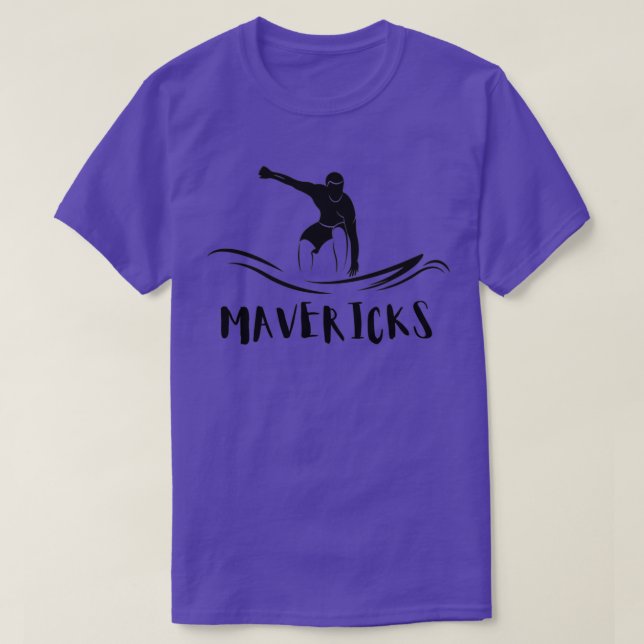 mavericks surf beach california T-Shirt (Design Front)