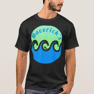 Mavericks Surfing Surf California Beaches T-Shirt