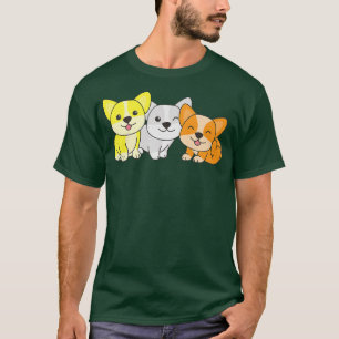 Maverique Flag Pride Lgbtq Dogs Maverique Corgi809 T-Shirt