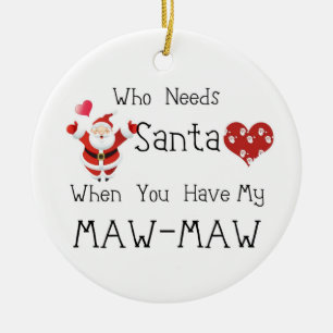 MAW-MAW PHOTO CHRISTMAS ORNAMENT TEMPLATE