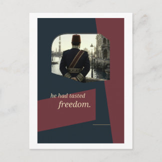 Mawlana He Had Tasted Freedom Literary Art Postcard
