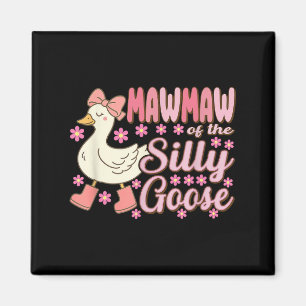 Mawmaw Goose On The Loose Funny Birthday Matching  Magnet