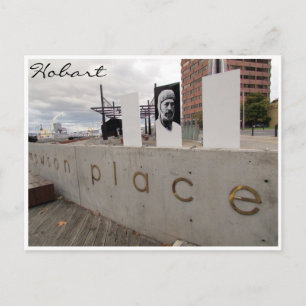 mawson place hobart postcard