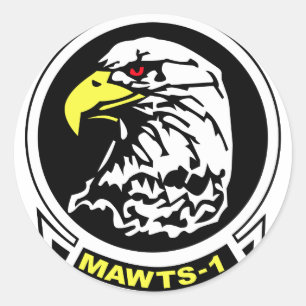 MAWTS-1 CLASSIC ROUND STICKER