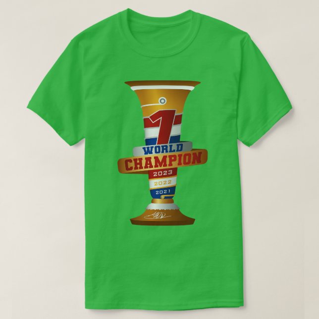 Max 3time World Champion T-Shirt (Design Front)
