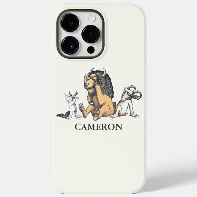 Max and the Wild Things Playing | Add Your Name Case-Mate iPhone Case (Back)