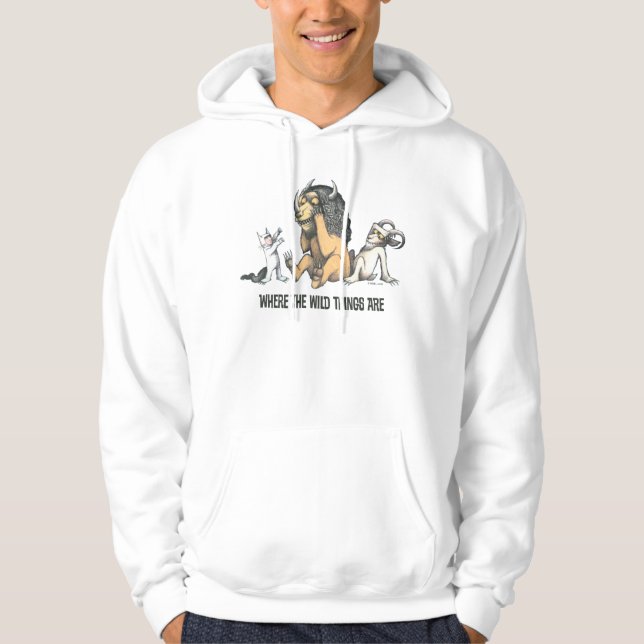 Max and the Wild Things Playing Hoodie (Front)