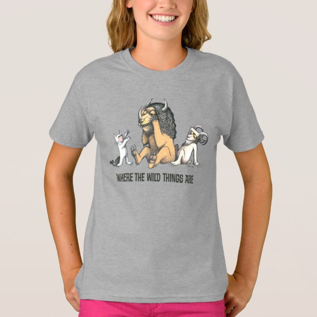 Max and the Wild Things Playing T-Shirt (Front)