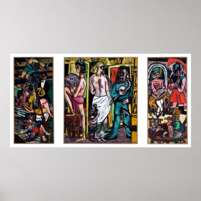 Max Beckmann - Die Akrobaten Poster (Front)