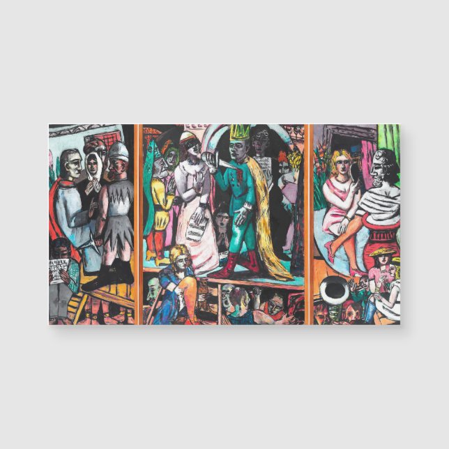 Max Beckmann - Die Schauspieler (Front)