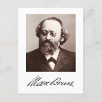 Max Bruch - signature