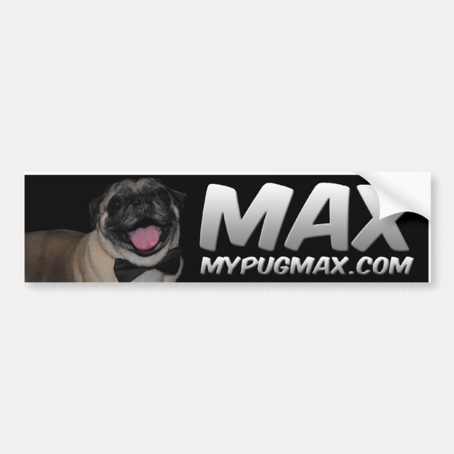 Max Bumper Sticker (Front)