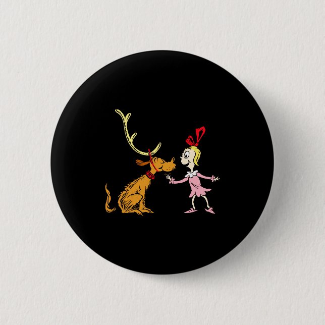 Max Cindy Lou Who  6 Cm Round Badge (Front)