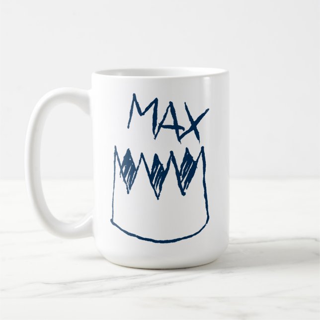 Max & Crown Sketch Coffee Mug (Left)