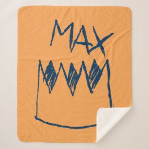 Max & Crown Sketch Sherpa Blanket
